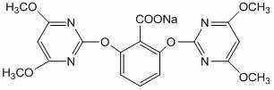 Herbicide composition in paddy field