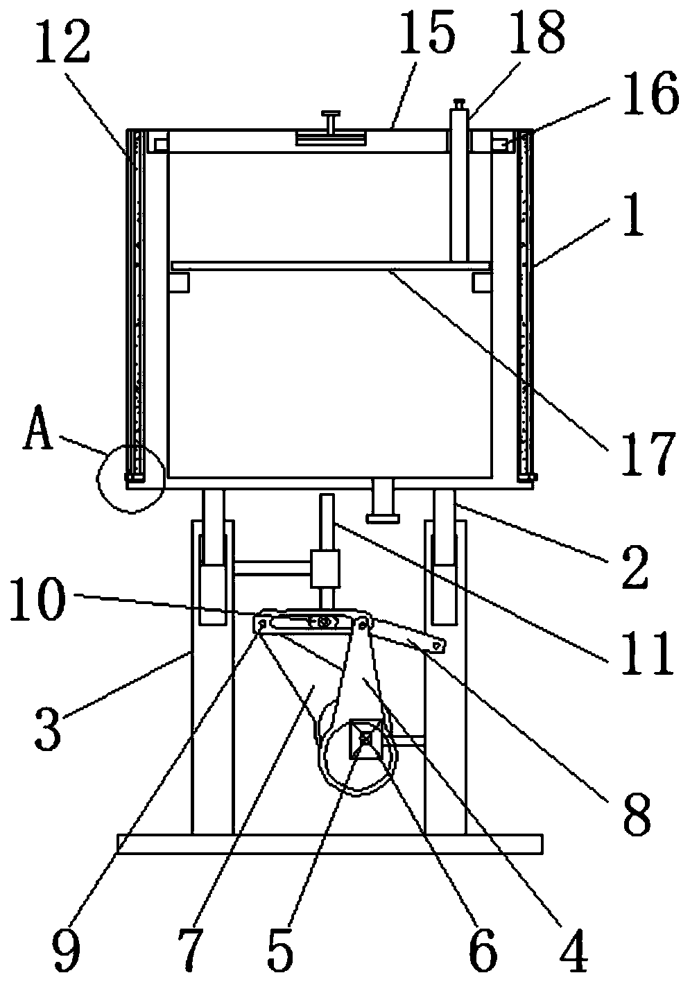 Silencing liquid accumulator of high performance liquid chromatograph and filtering method