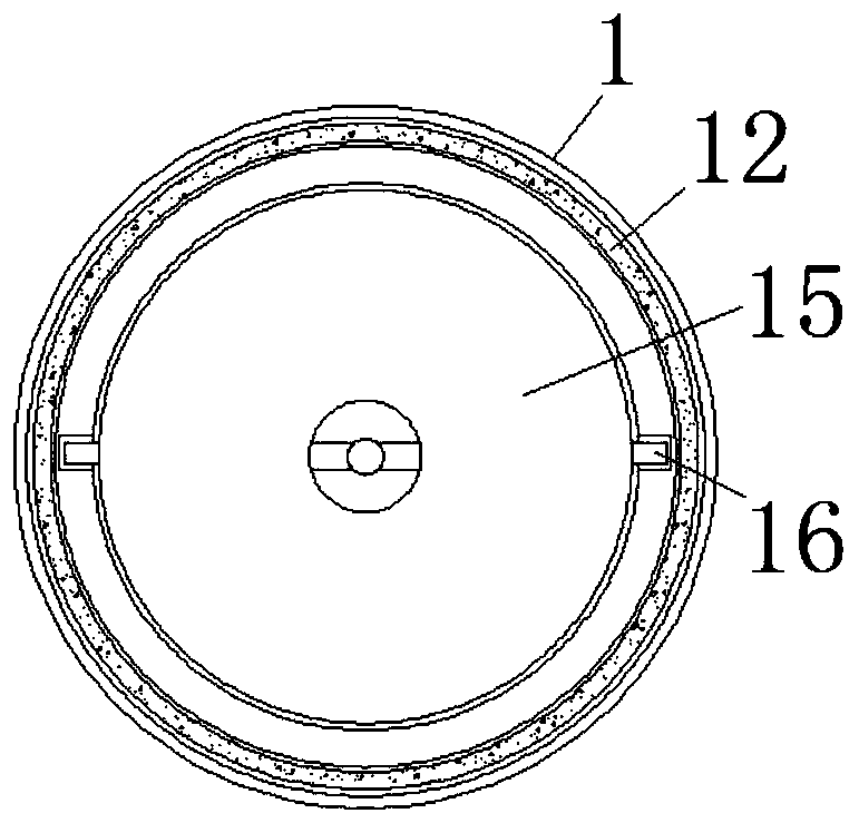 Silencing liquid accumulator of high performance liquid chromatograph and filtering method