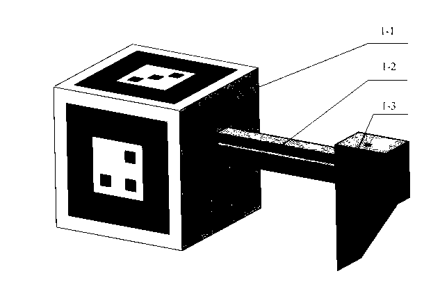Computer vision cube calibration based three-dimensional measurement method