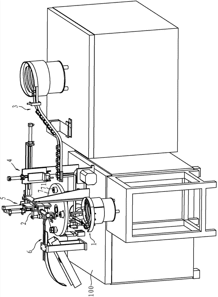 Automatic assembling tool for impeller box and centre of water meter movement