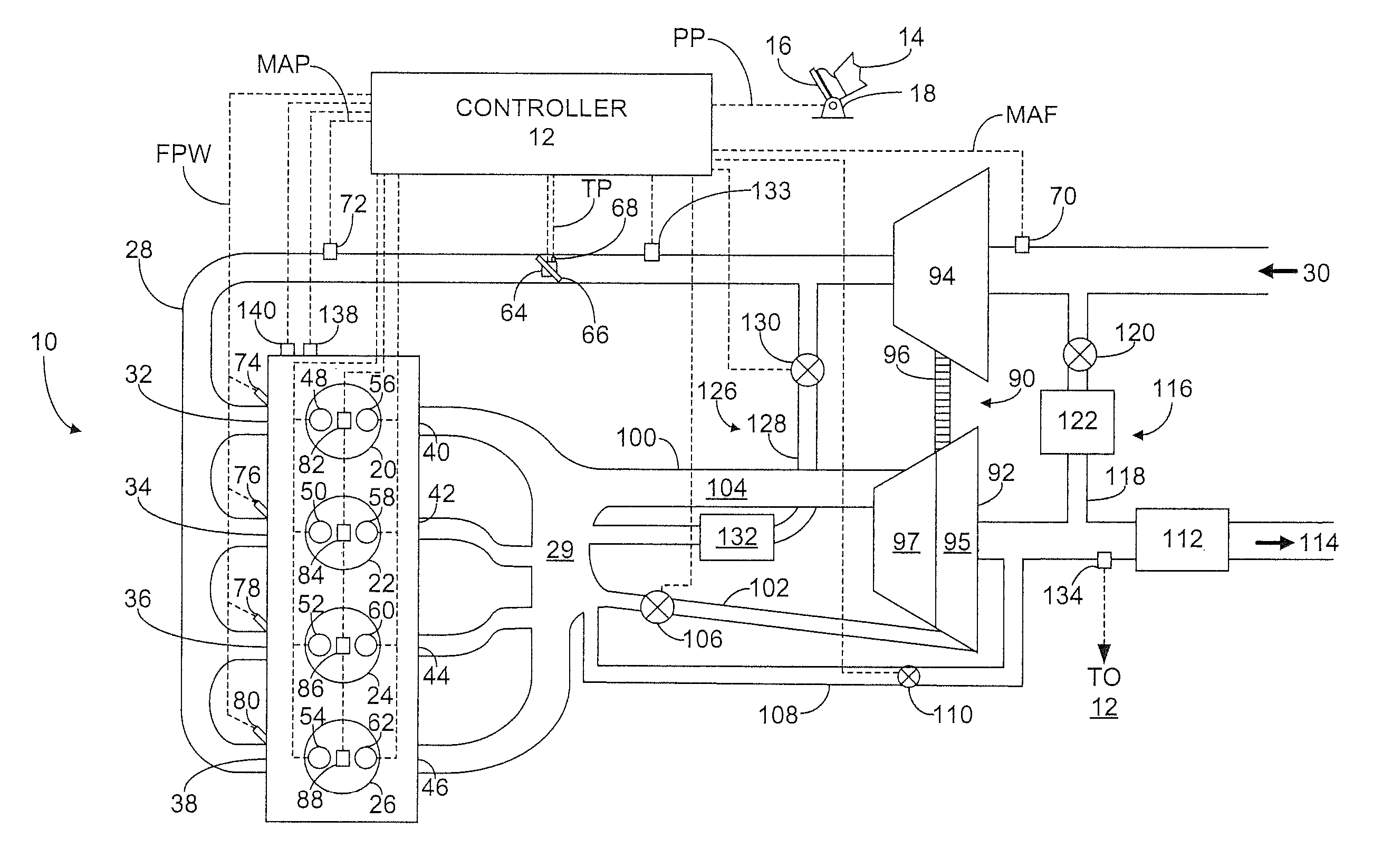 Method and system for binary flow turbine control