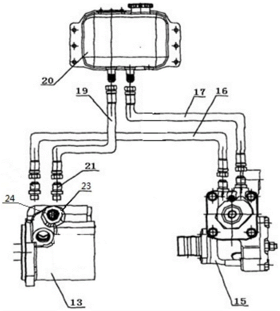 Direct-current brushless electro-hydraulic power steering pump and control method thereof of new energy passenger car