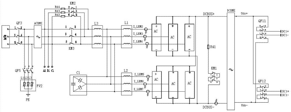 High-power DC source used for testing of photovoltaic grid-connected inverter