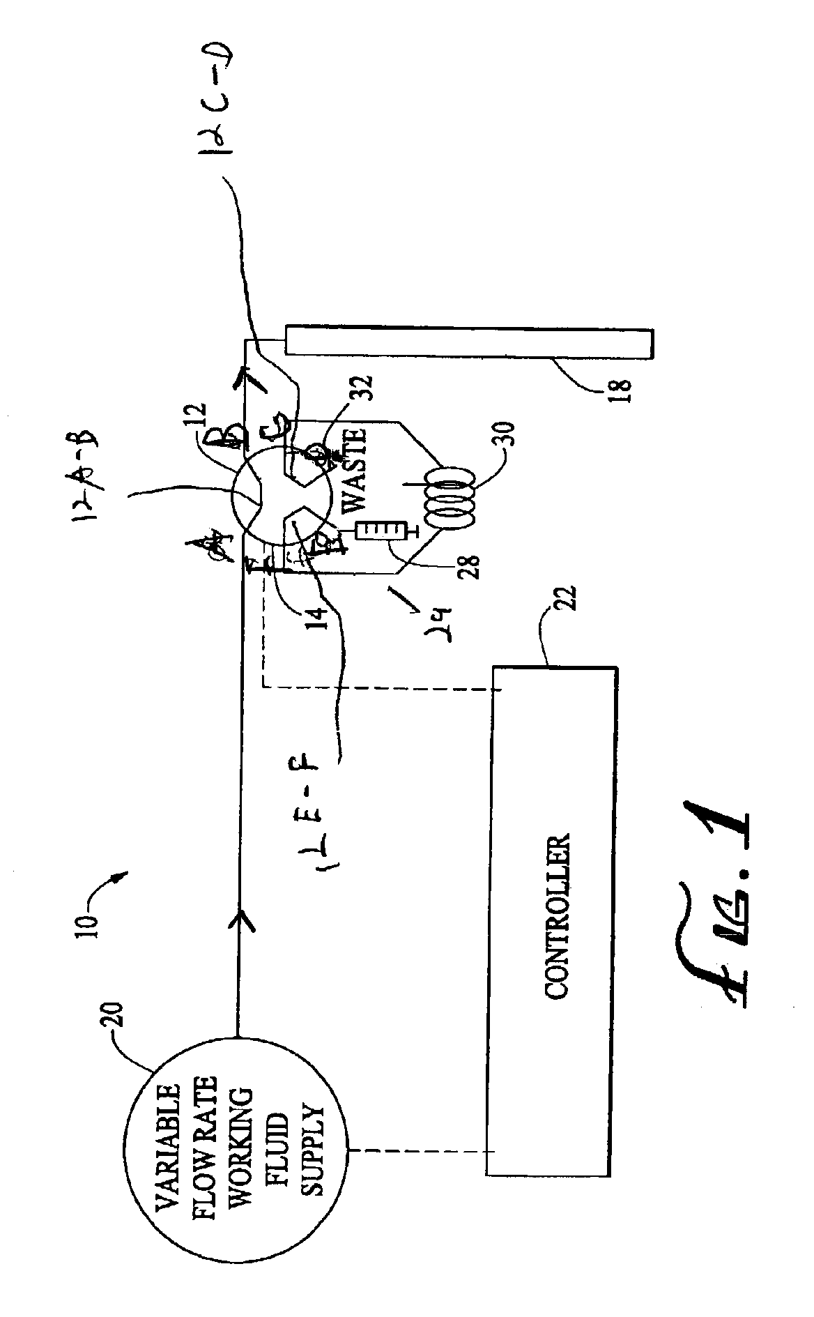 Variable flow rate injector