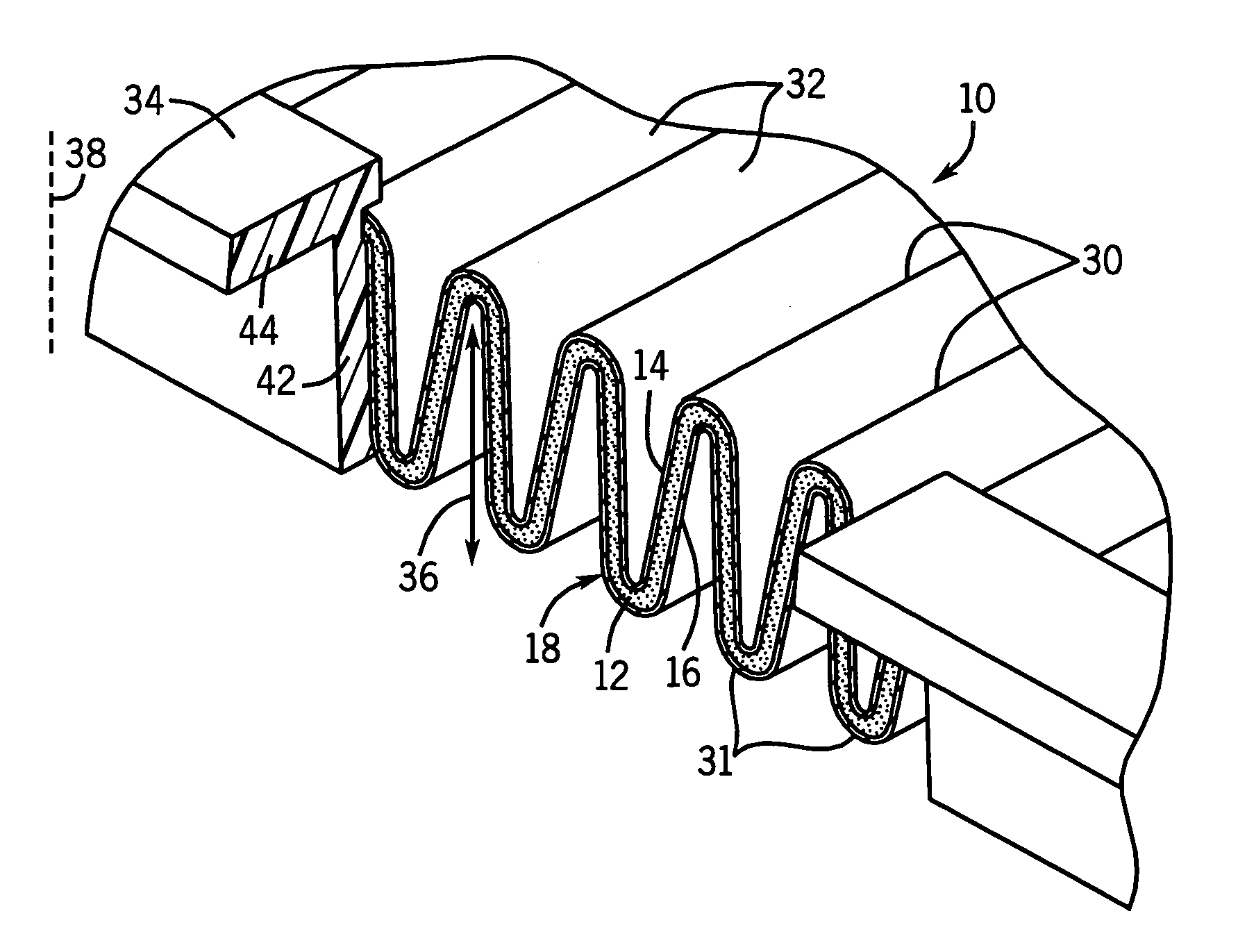 Carbon media filter element