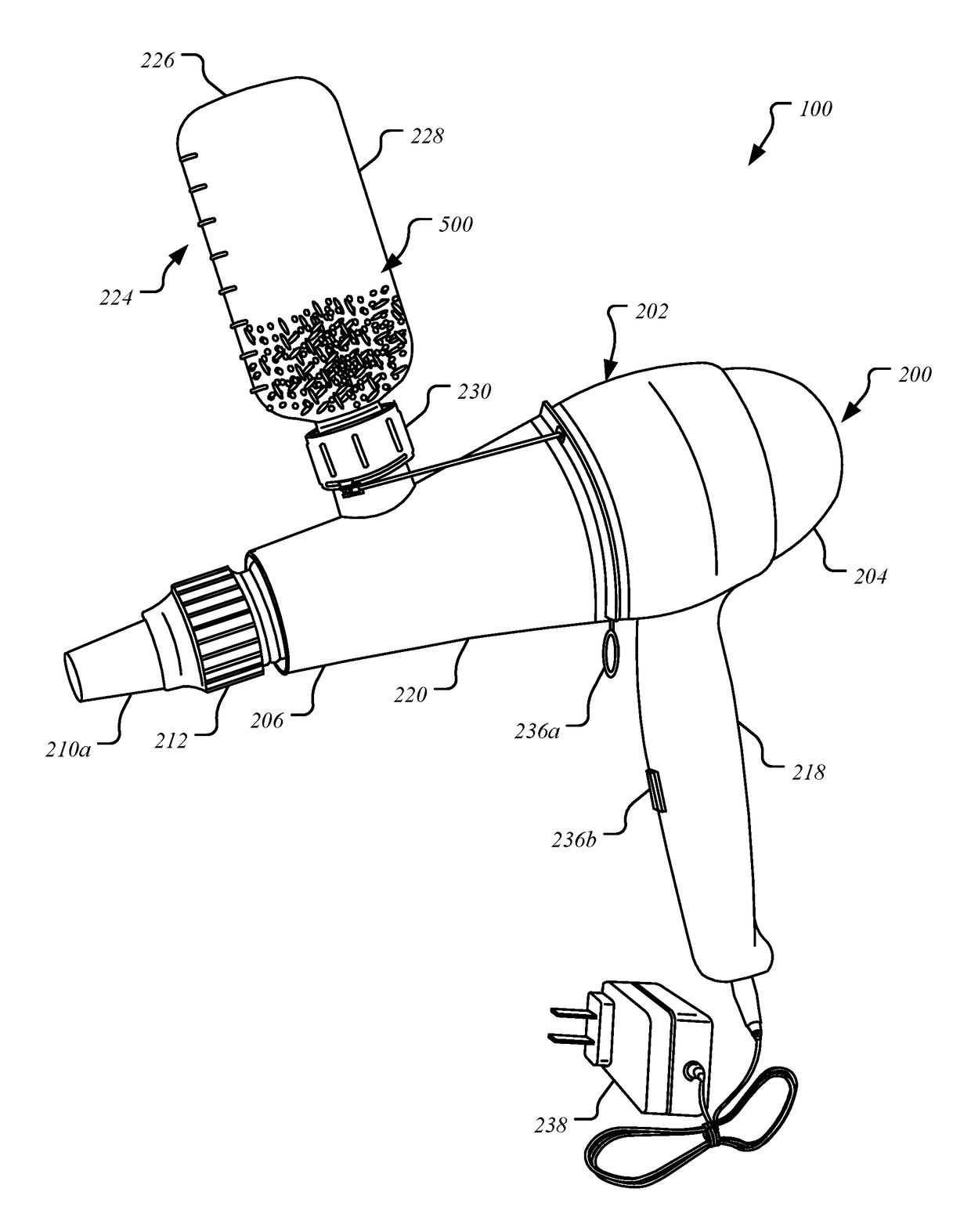 Handheld assembly and method for uniform decoration of the sidewall for foodstuff