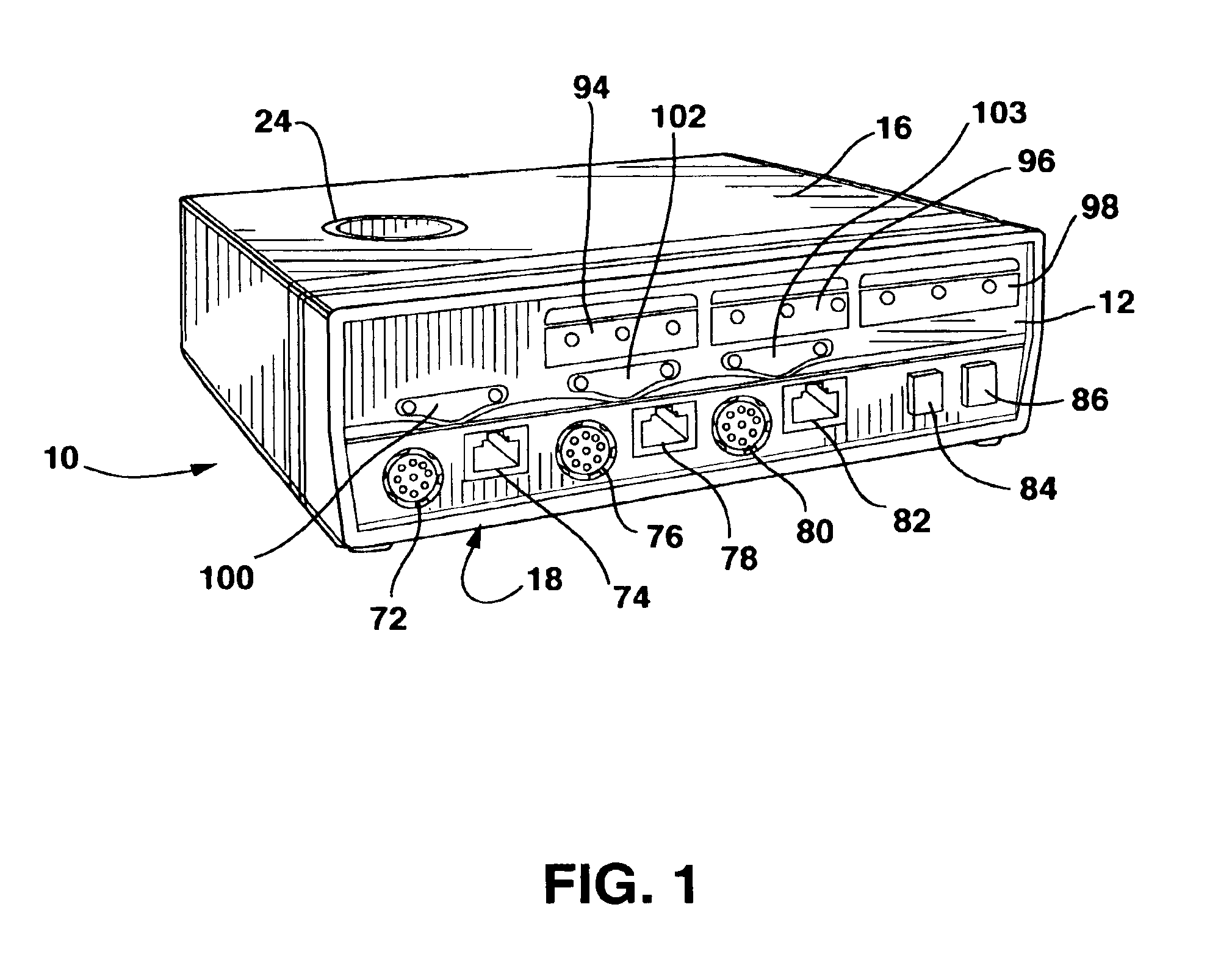 Instrument with colorimeter and sensor inputs for interfacing with a computer