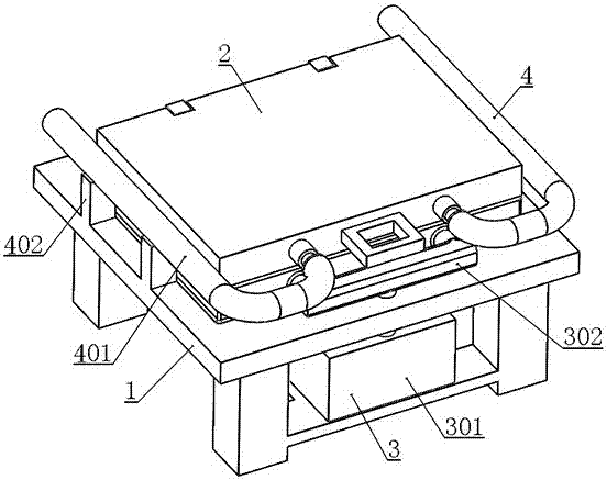 Efficient plate vulcanizing machine body device