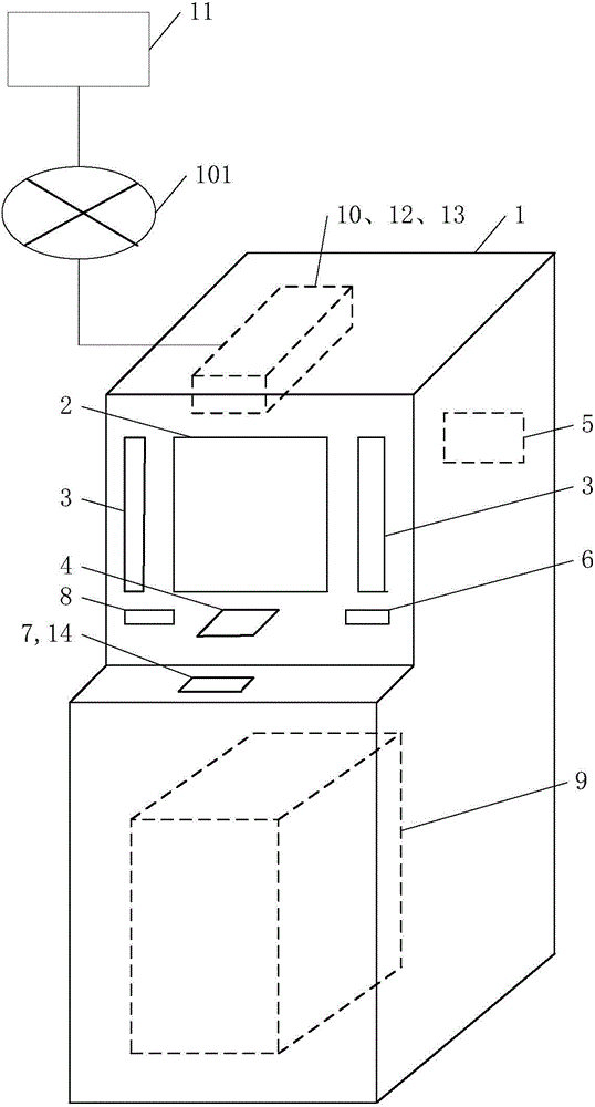 Cash bill case management system and cash bill case management method