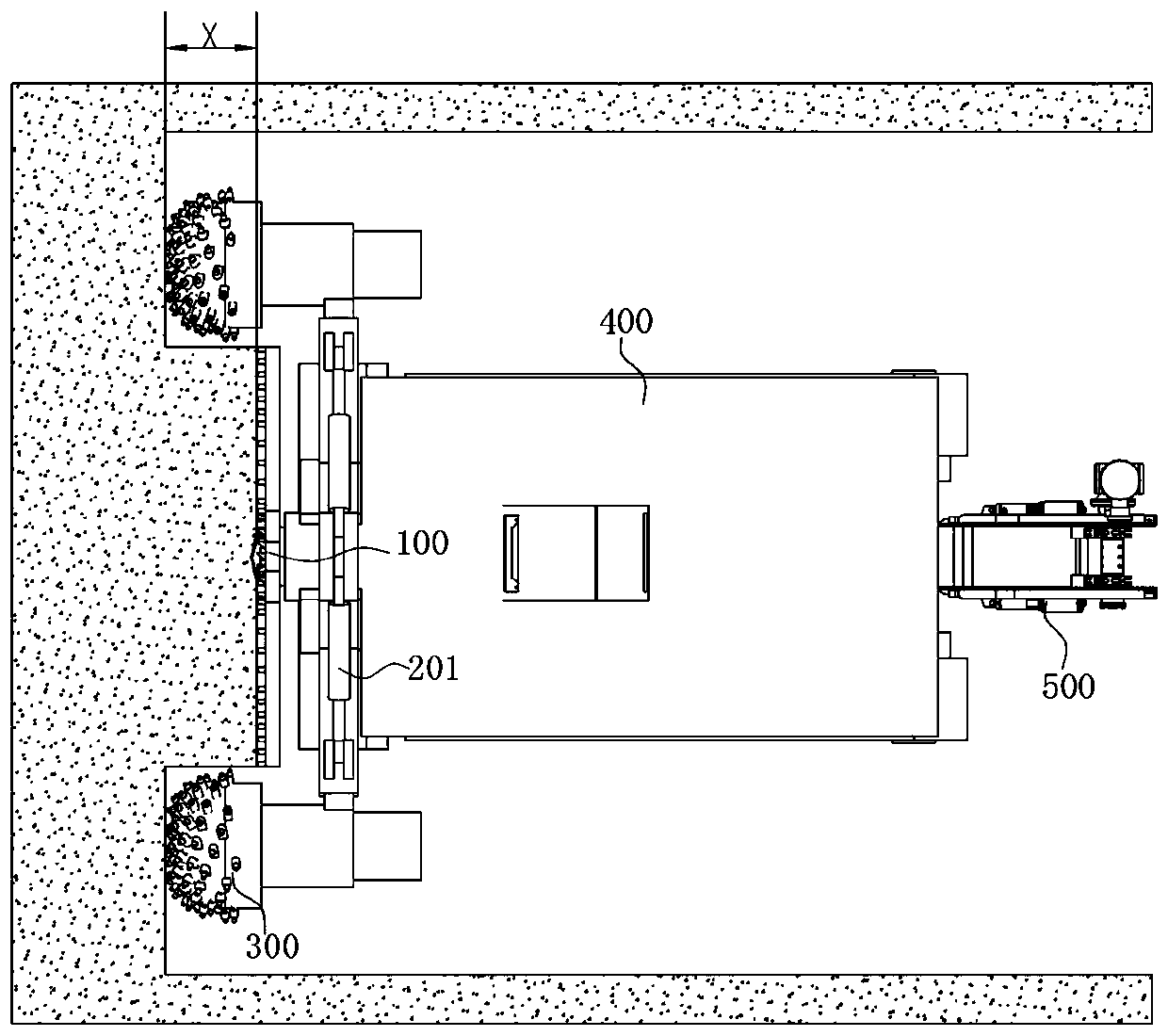 Cutting part, tunneling equipment and tunneling method