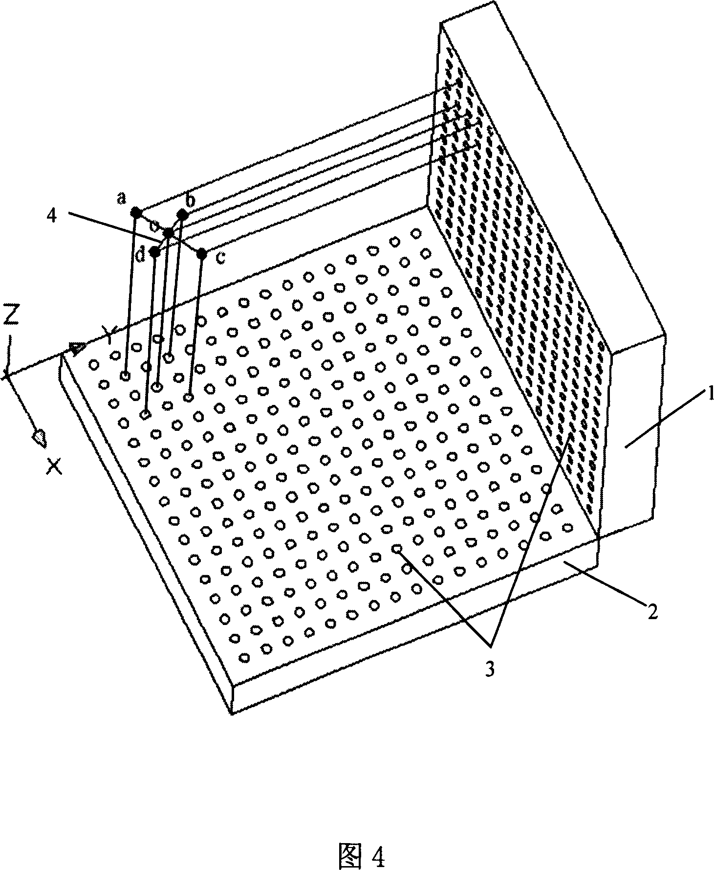 Three-dimensional visual display method and device