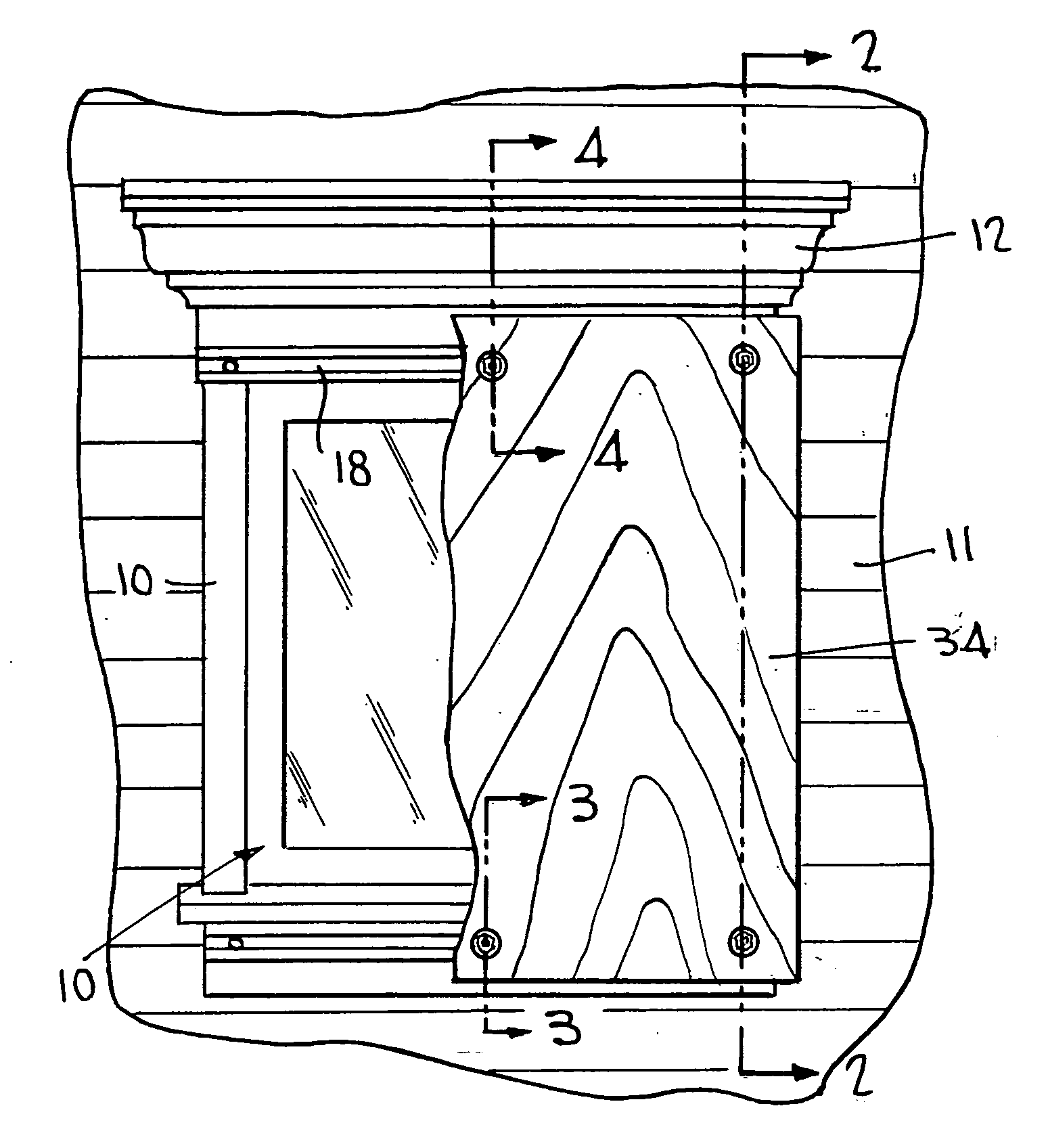 Storm panel mounting assembly