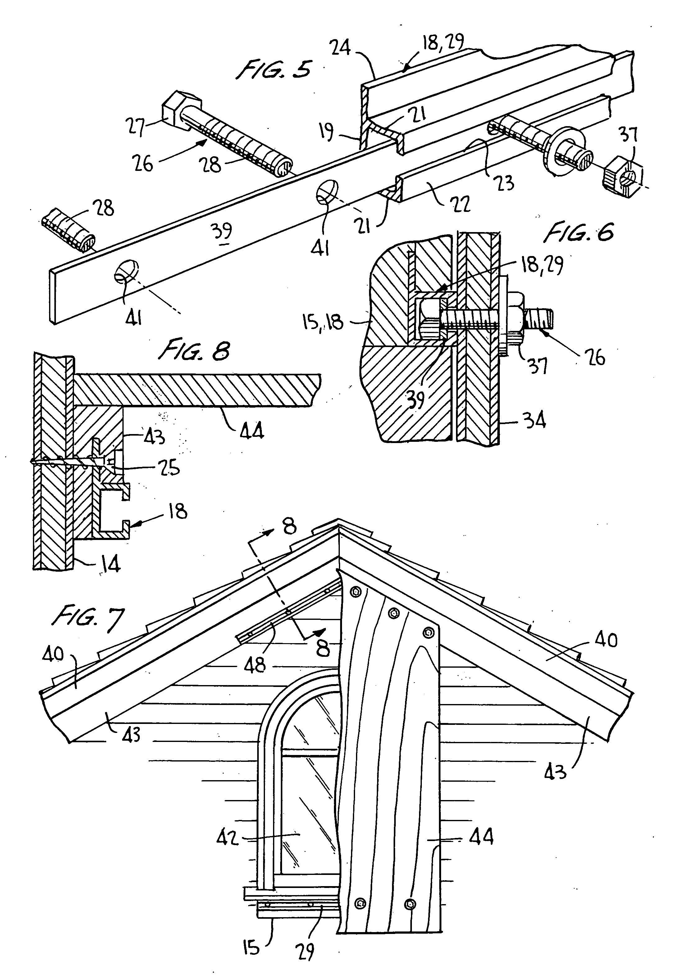 Storm panel mounting assembly