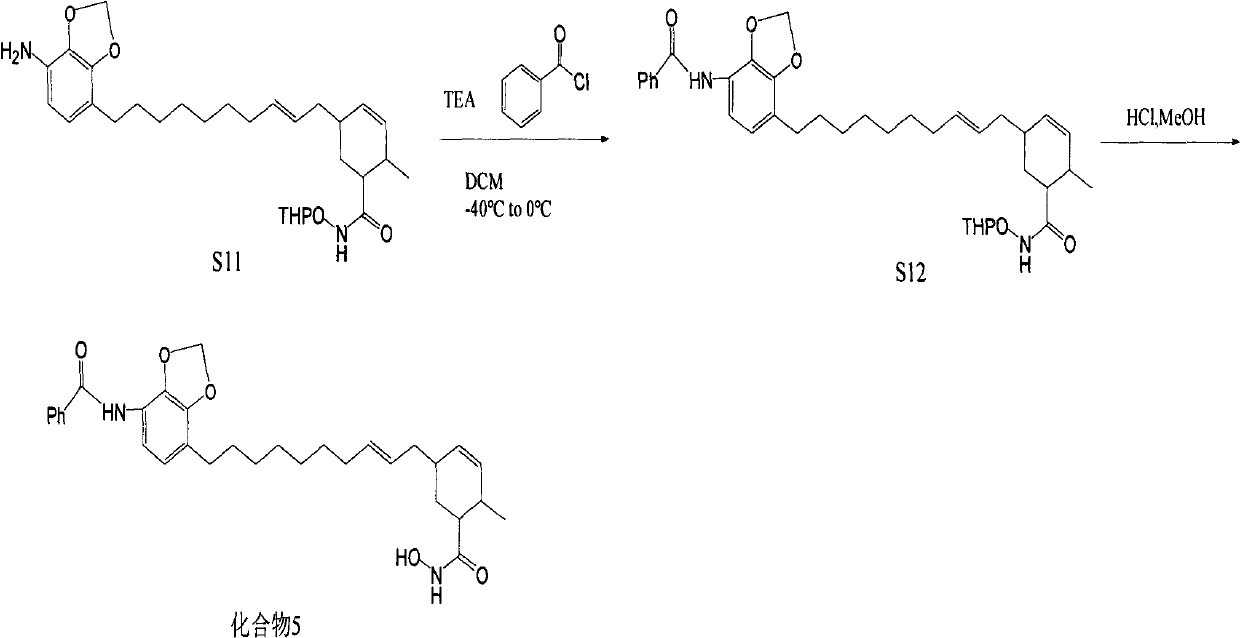 Synthesis method of novel urushiol hydroxamic acid derivatives with HDAC inhibition and antitumor activity