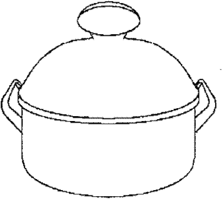 Exothermic enamel glaze, and exothermic container coated with same