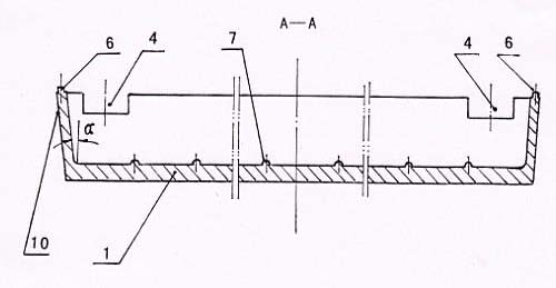 Ingot mould used for casting iron alloy and casting method thereof