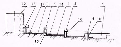 Ingot mould used for casting iron alloy and casting method thereof