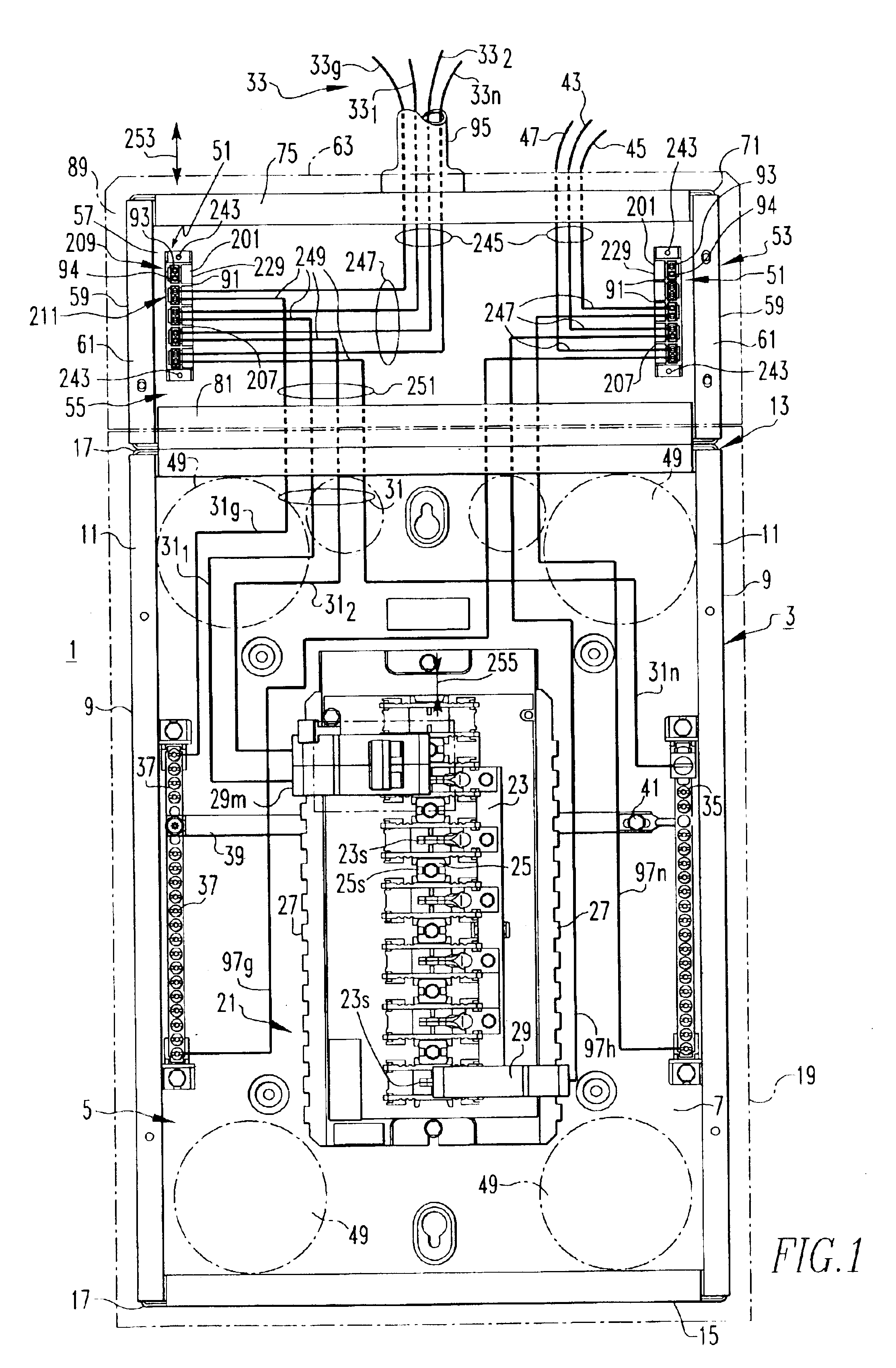 Terminal block and renovation load center employing the same