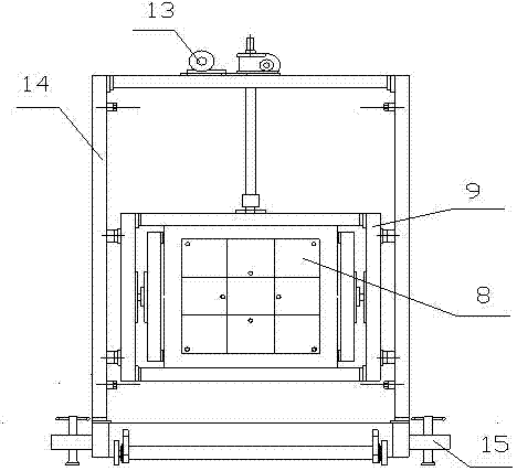 Static sponge method wind load tester of exterior thermal insulation composite system