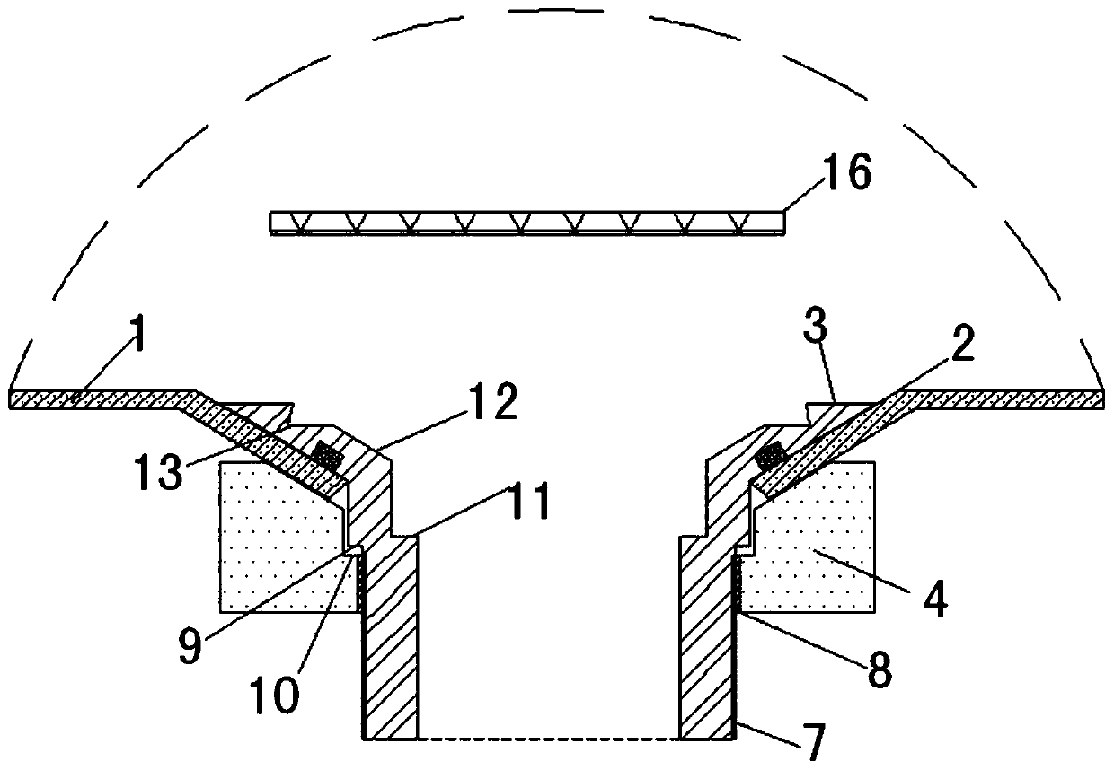 Water tank and water removing structure of water tank