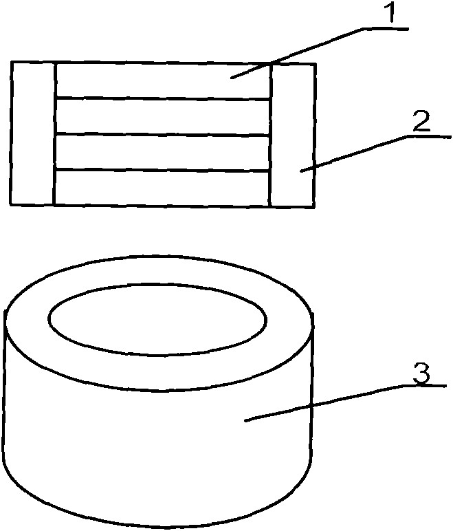 Piezoelectric ceramic voltage dividing electronic potential transformer