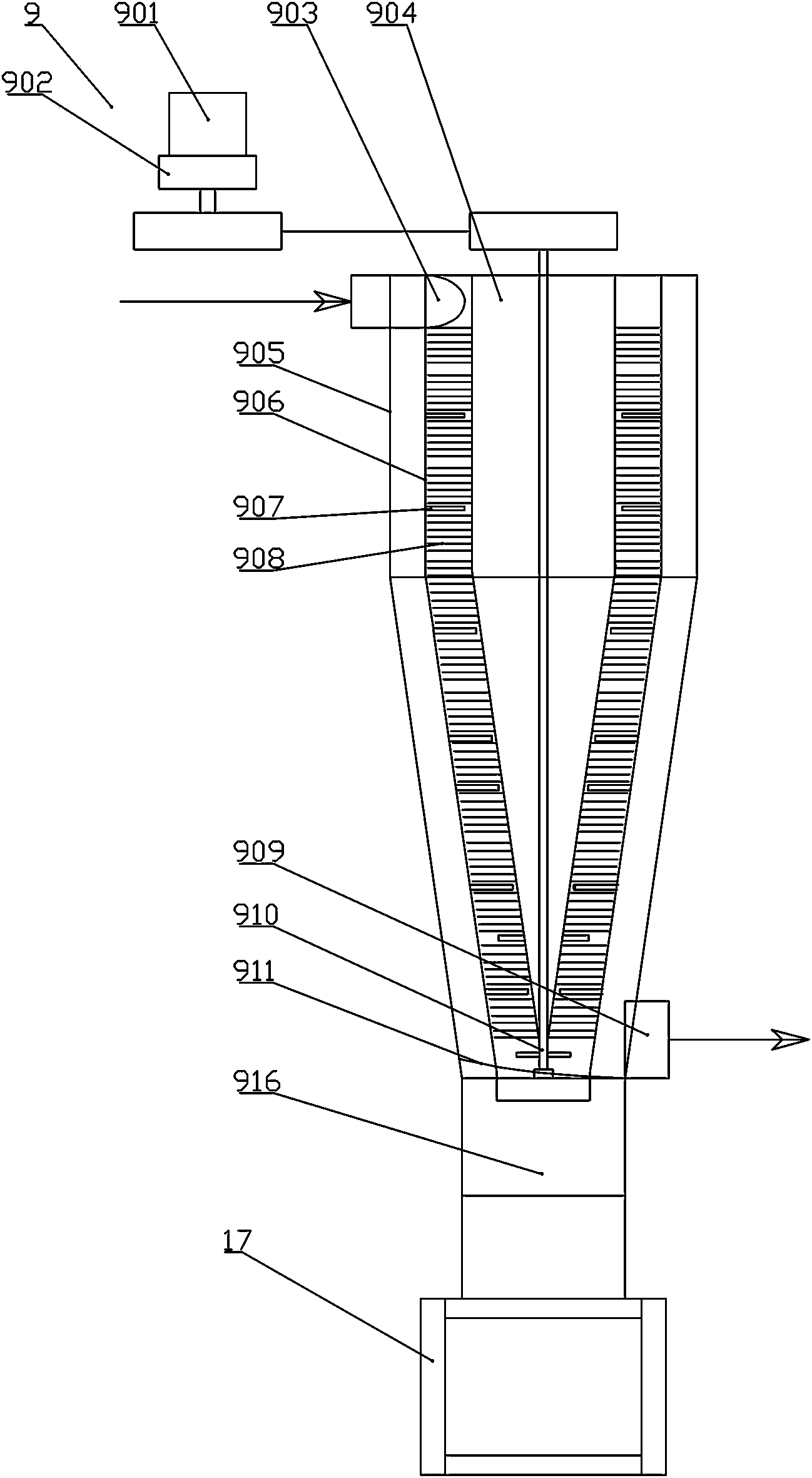 Spore powder collection method, spore powder collection apparatus and brushing machine