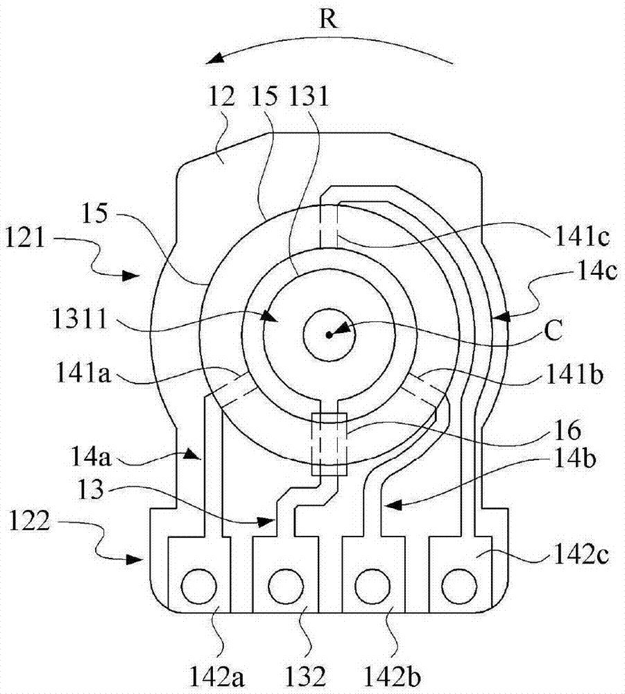 Rotary type variable resistor