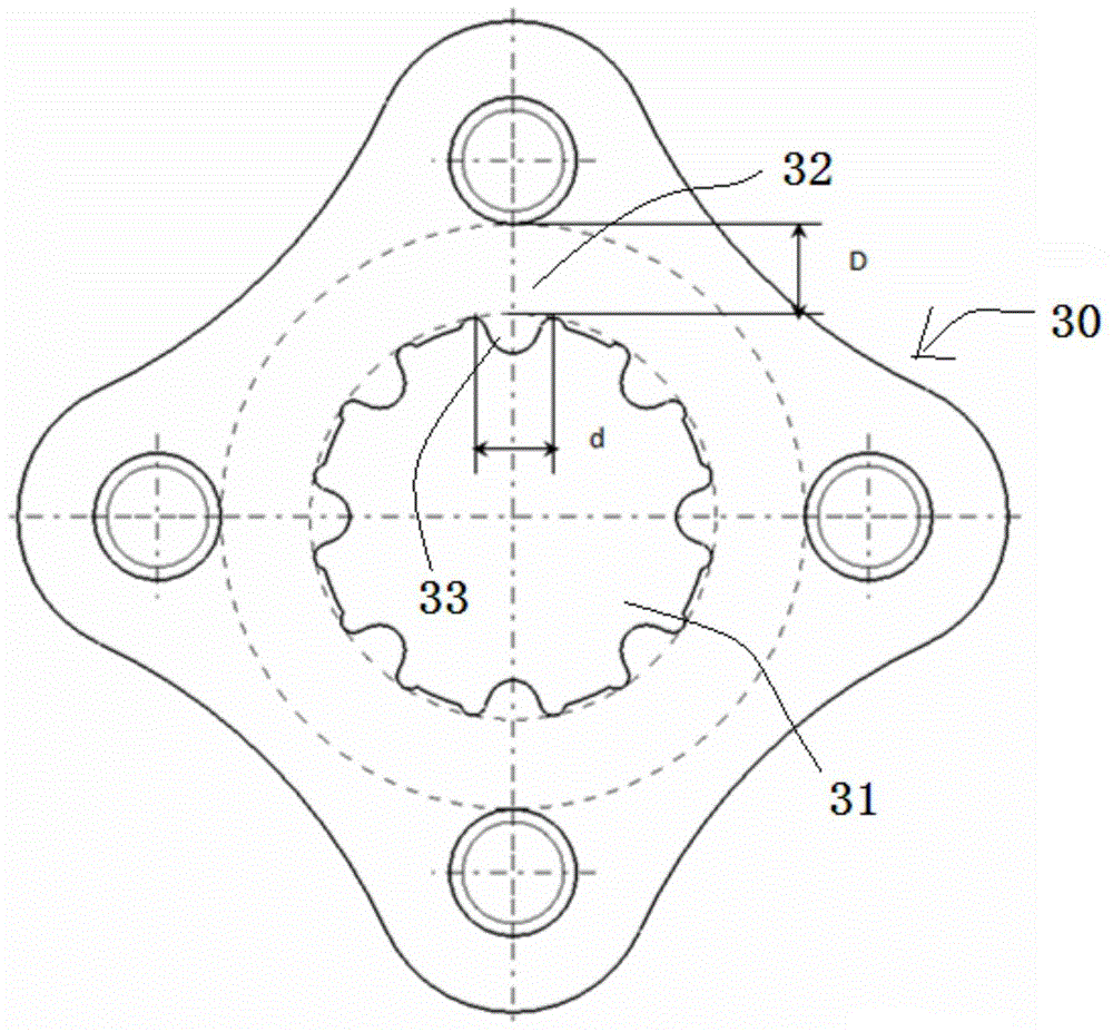 Output gear, production method of output gear and output gear device sub-assembly with output gear