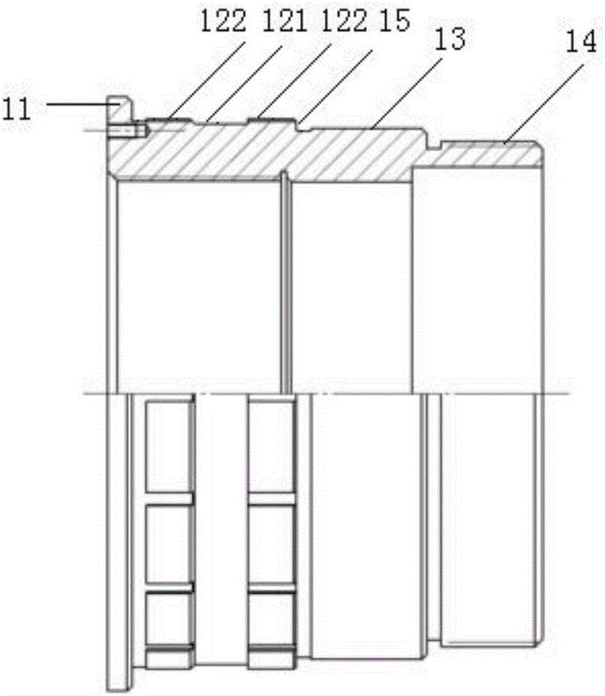 Small diameter reflector supporting structure