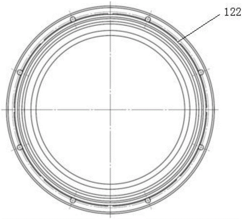 Small diameter reflector supporting structure