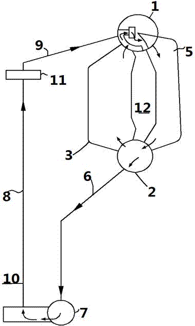 Damping steam boiler