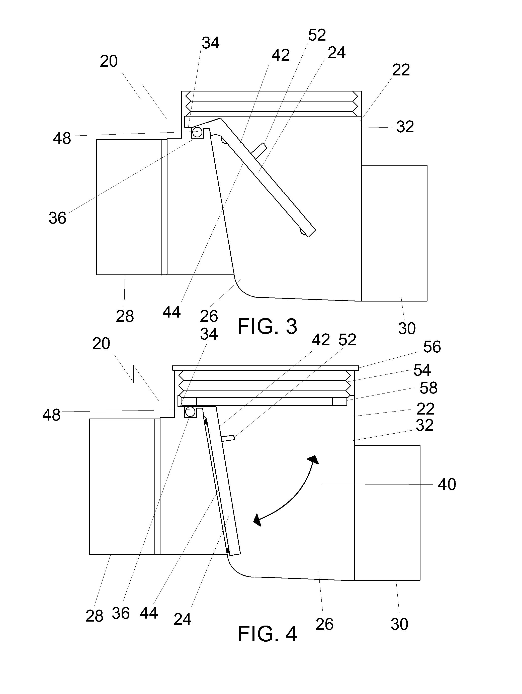 Backwater valve assembly with removable valve member