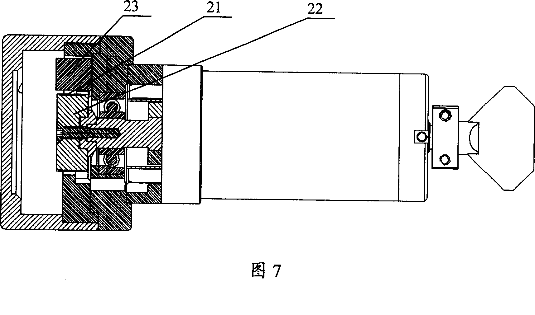 Vibration mirror motor