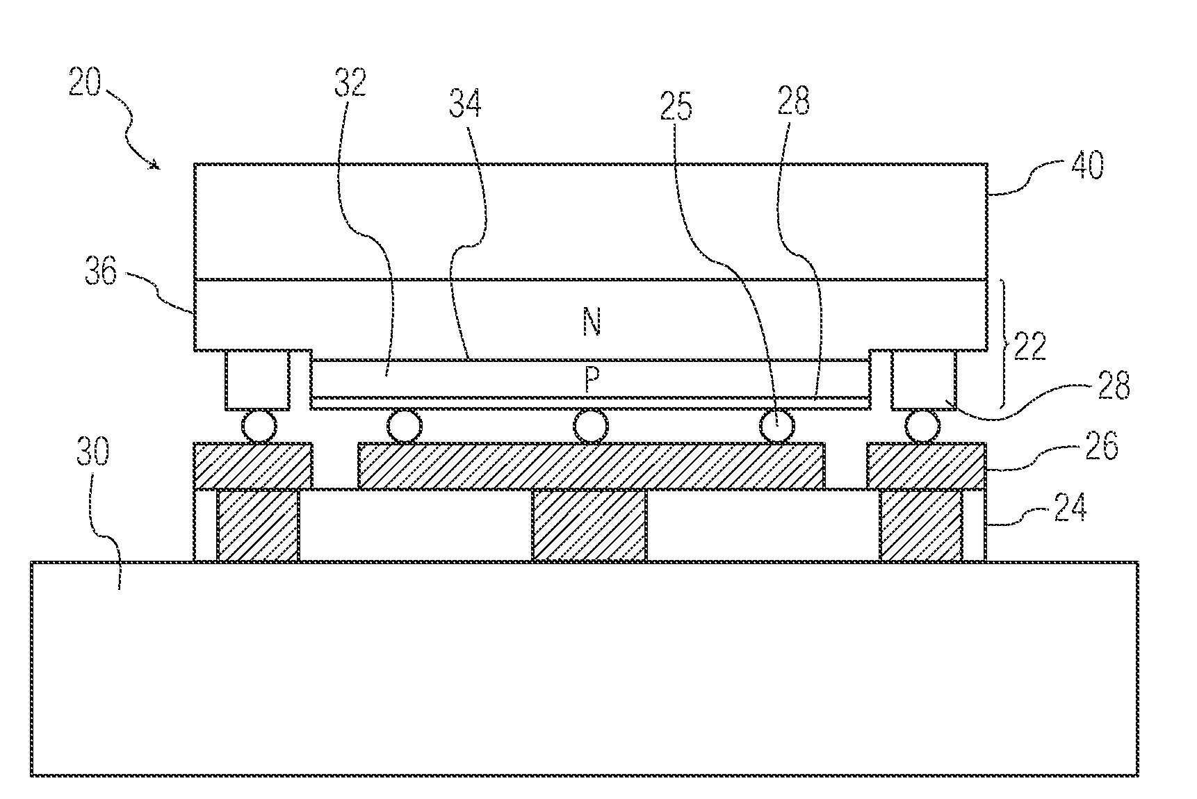 Wavelength conversion for producing white light from high power blue LED