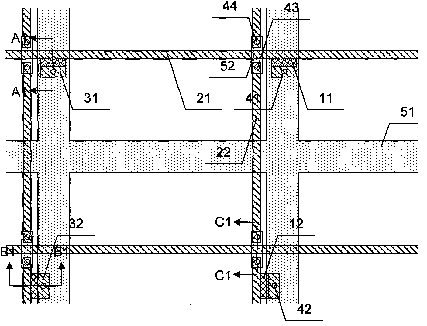 Touch screen, color film base plate and manufacture method thereof