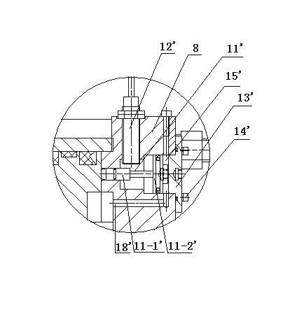 High pressure resistant cylinder with approach switch