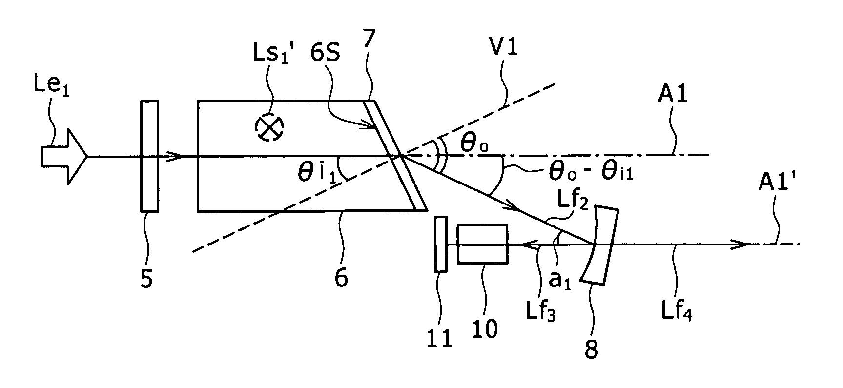 Laser light source device and image generating device using same