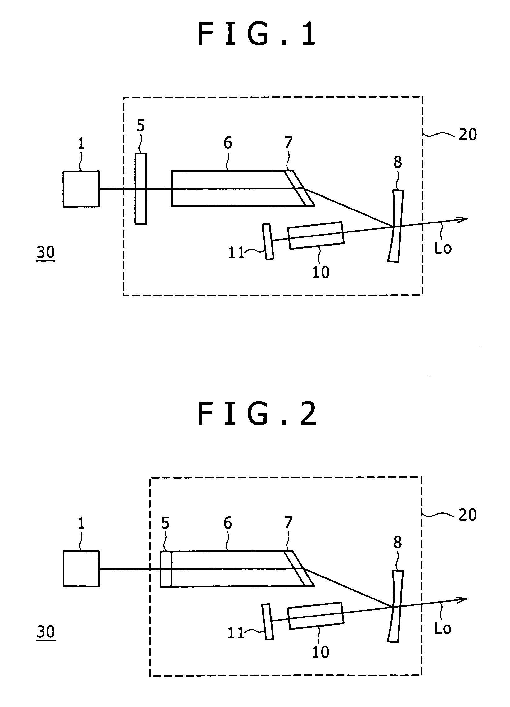 Laser light source device and image generating device using same