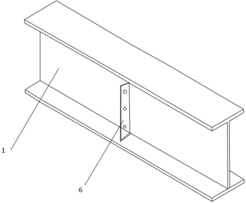 Connecting structure of cross beam steel structures