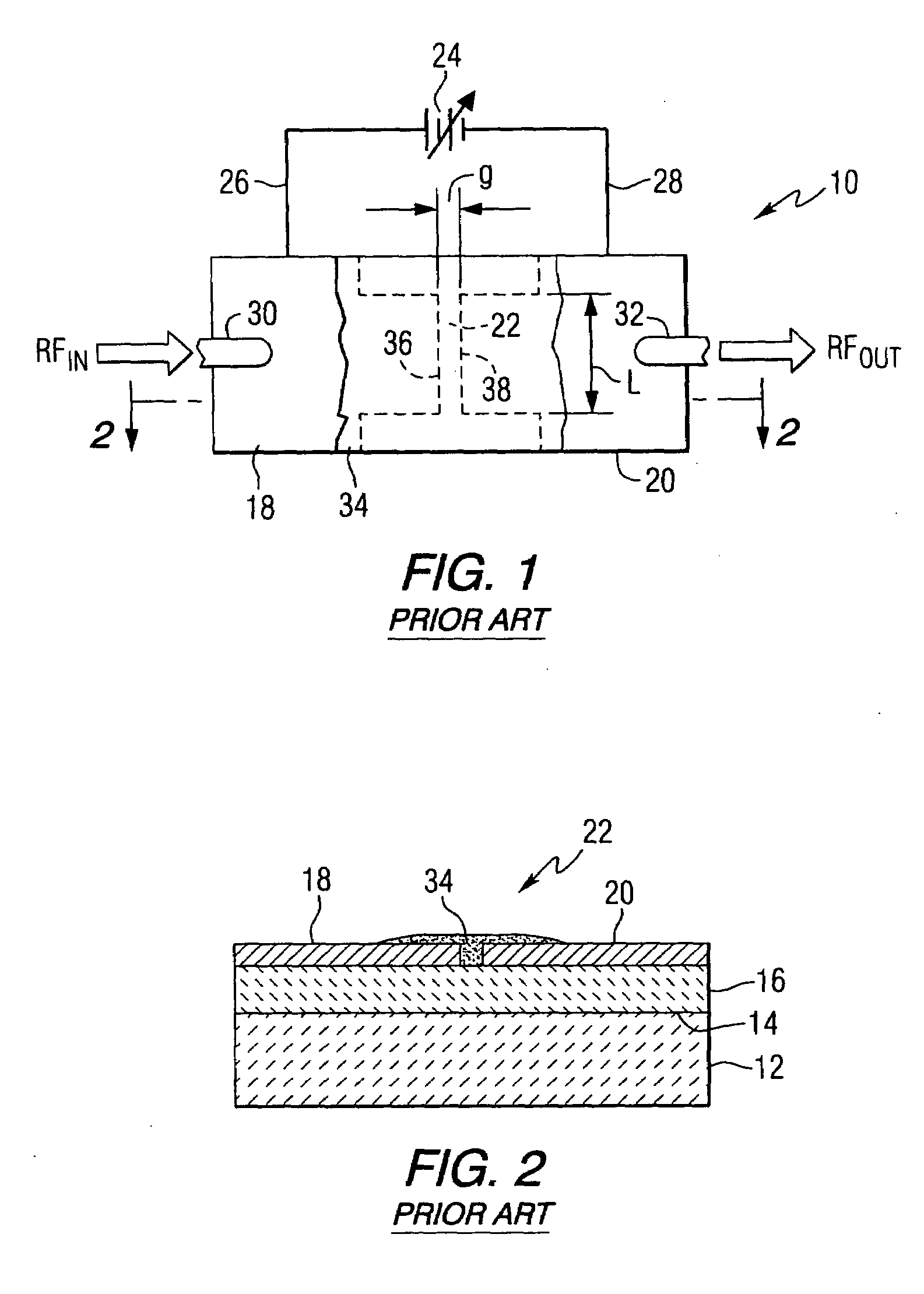 Electrically tunable filters with dielectric varactors