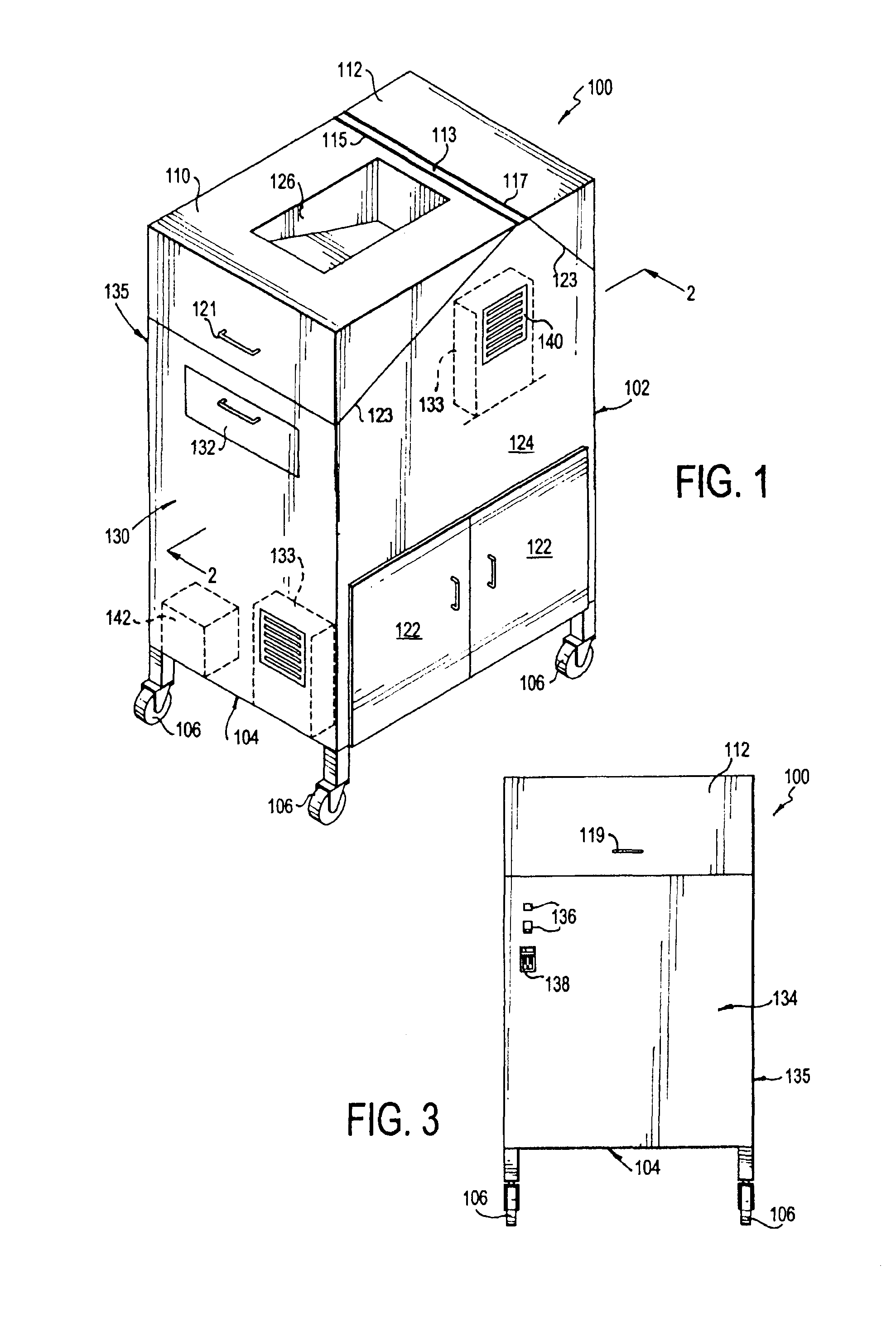 Portable cleanroom printing cabinet