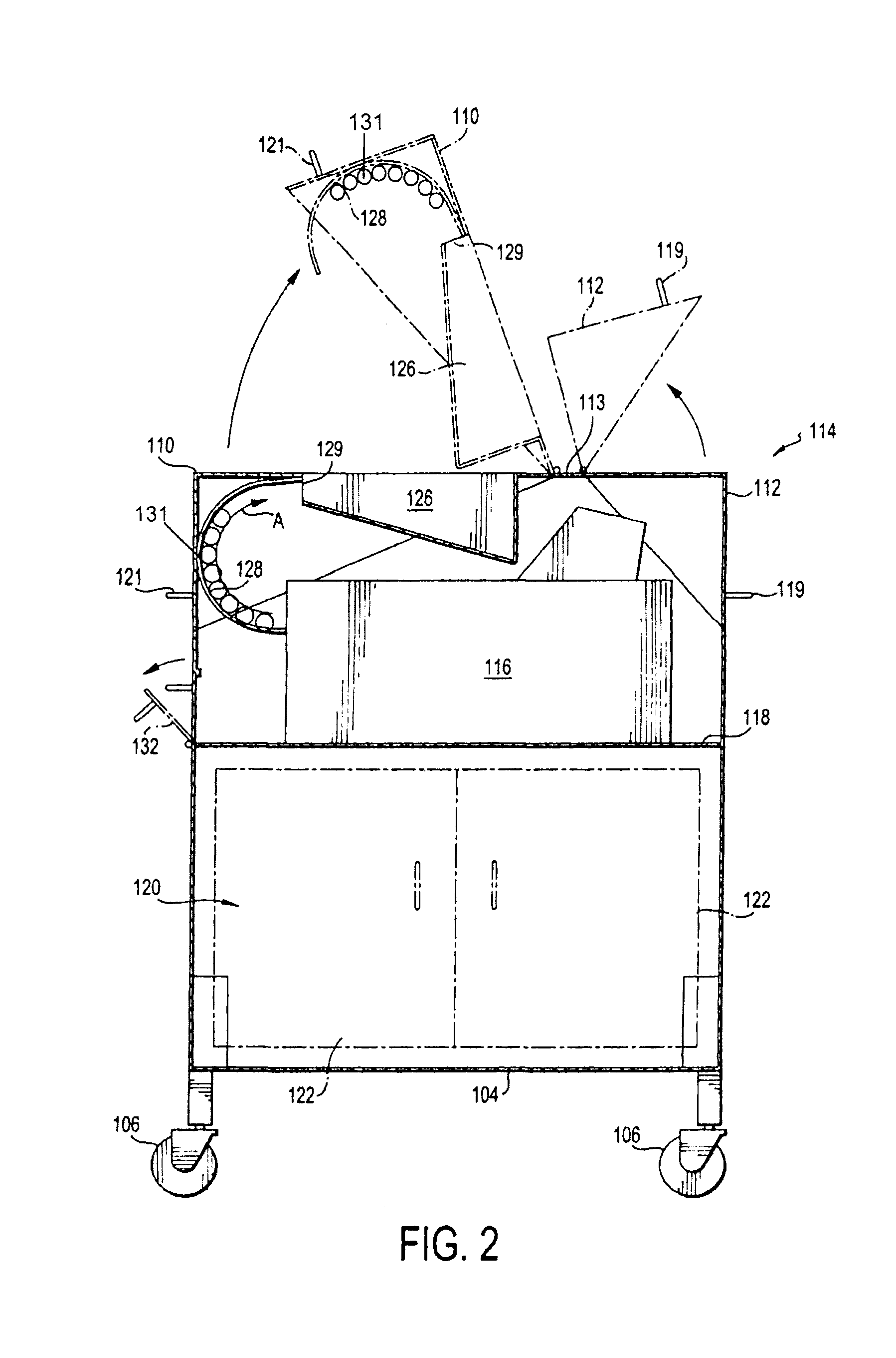 Portable cleanroom printing cabinet