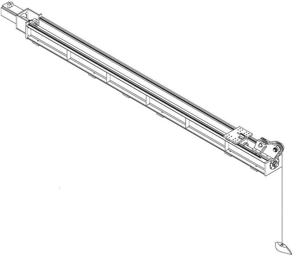 Traction unit of target support rotary table with two supporting mechanisms and one suspension mechanism