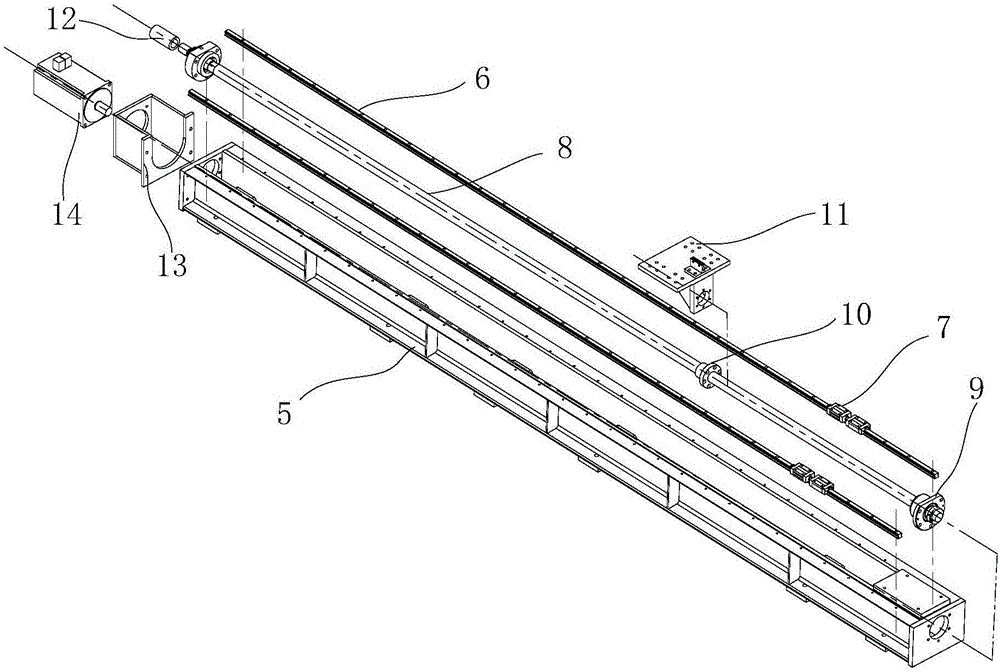 Traction unit of target support rotary table with two supporting mechanisms and one suspension mechanism