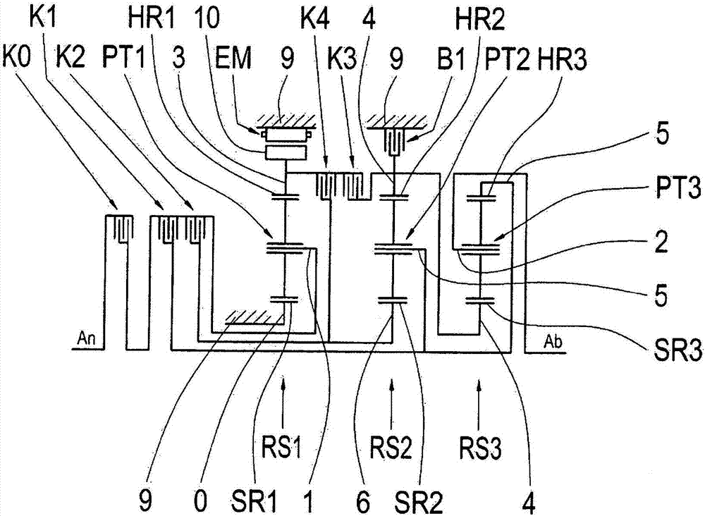 Planetary multi-stage transmission