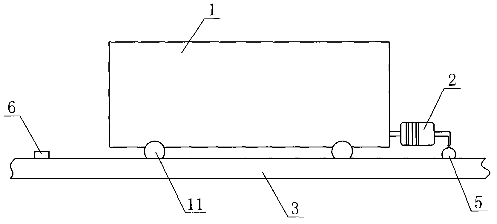 Driving mechanism for AOD slag car