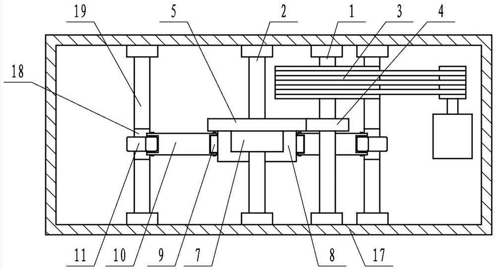 Precision strut type three-way stamping machine tool