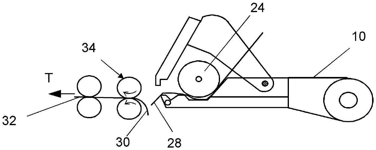 Drive device for detaching rollers of a comber