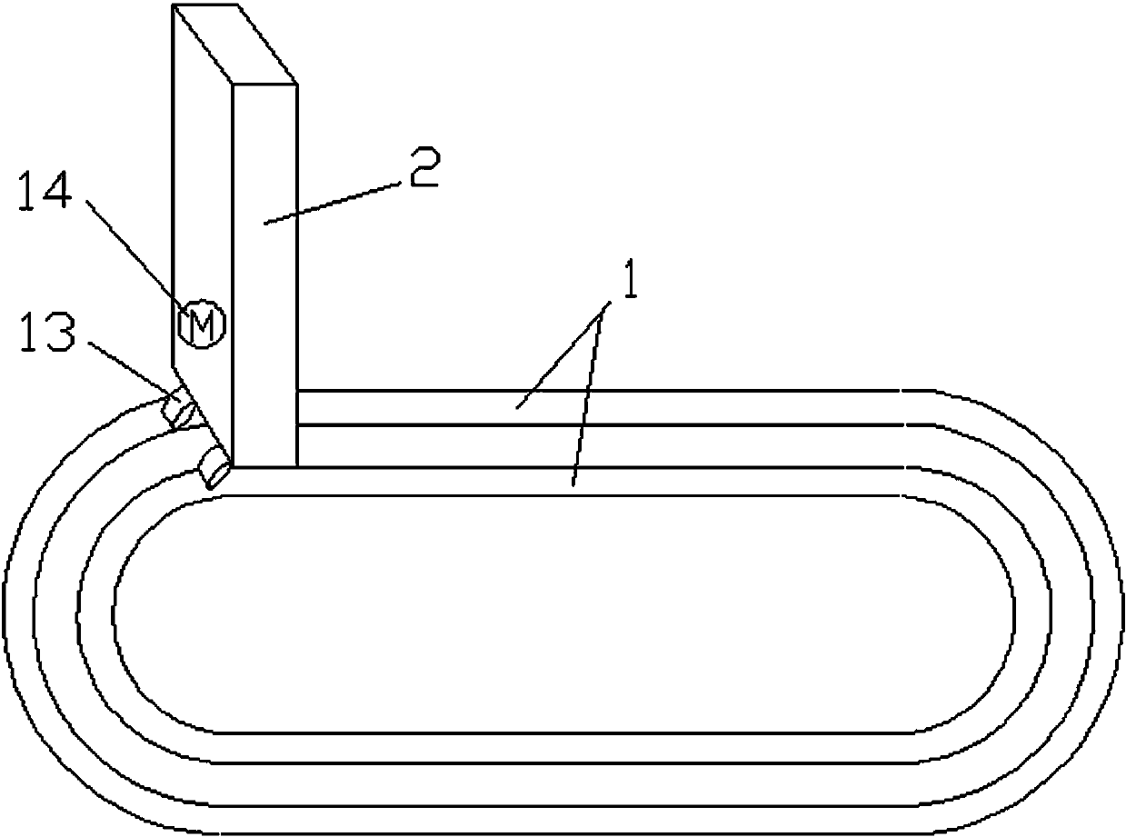 Dedusting structure for spinning workshop